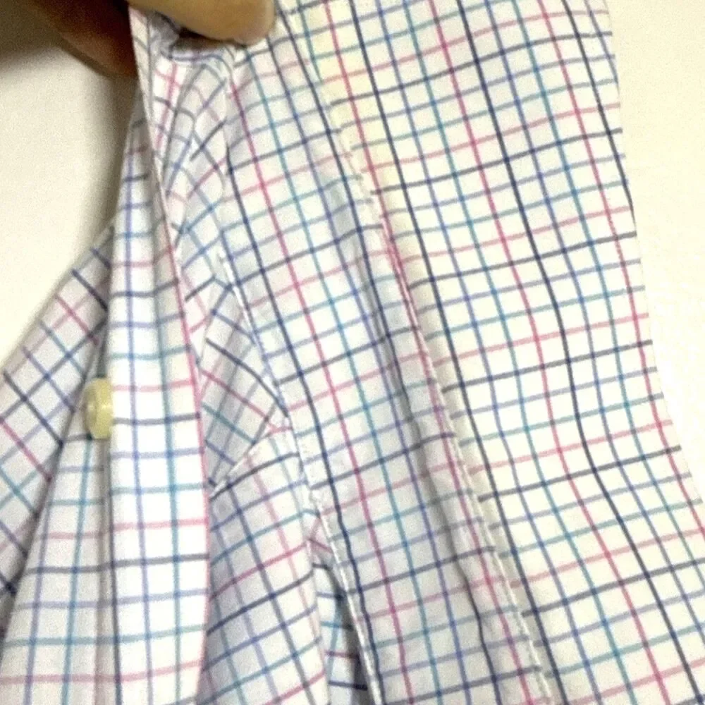 Polo By Ralph Lauren Shirt Mens Plaid Regent Classic Fit Size 16 1/2 36-37